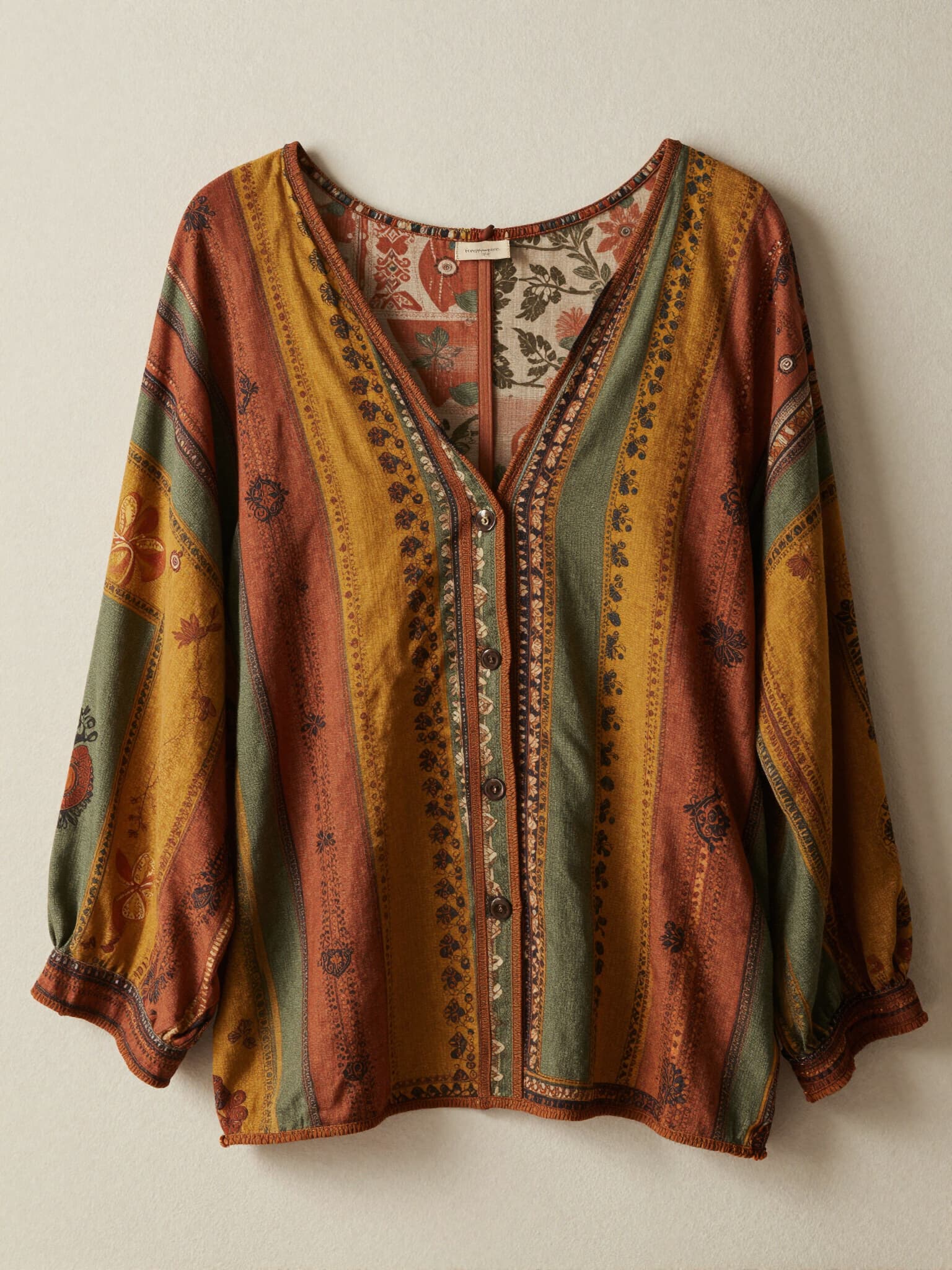 Blusa Boho Estampada